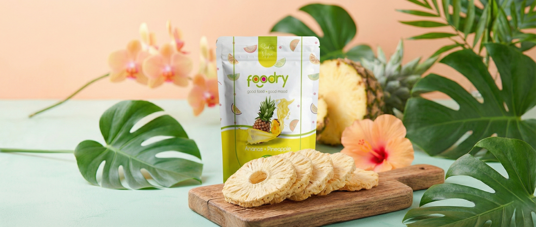 Freeze Dried Ananas: Tropikal Aromasıyla Doğal, Çıtır ve Enerji Veren Atıştırmalık