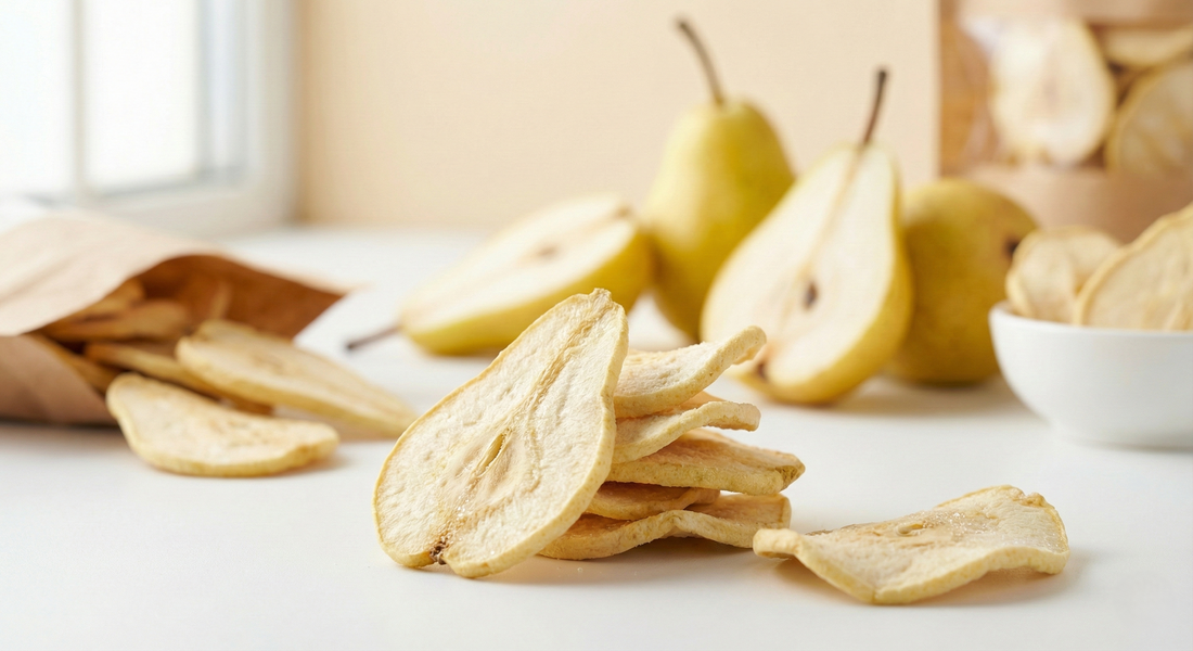 Freeze Dried Armut: Hafif Tatlılığıyla Doğal, Çıtır ve Besleyici Atıştırmalık