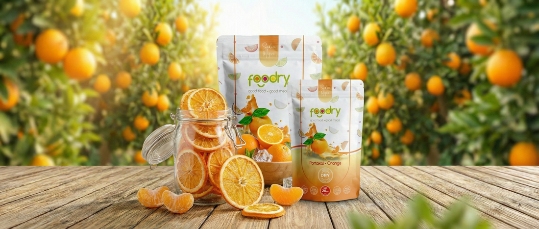 Freeze Dried Portakal: C Vitamini Deposu Ferah Atıştırmalık