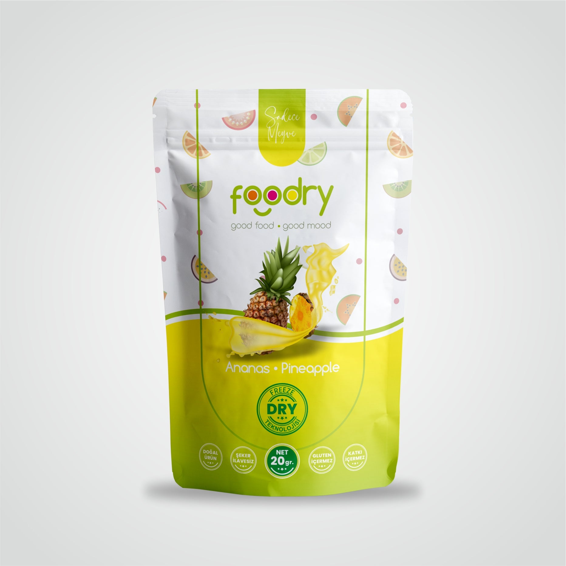 Freeze Dried Pineapple 20 gr 