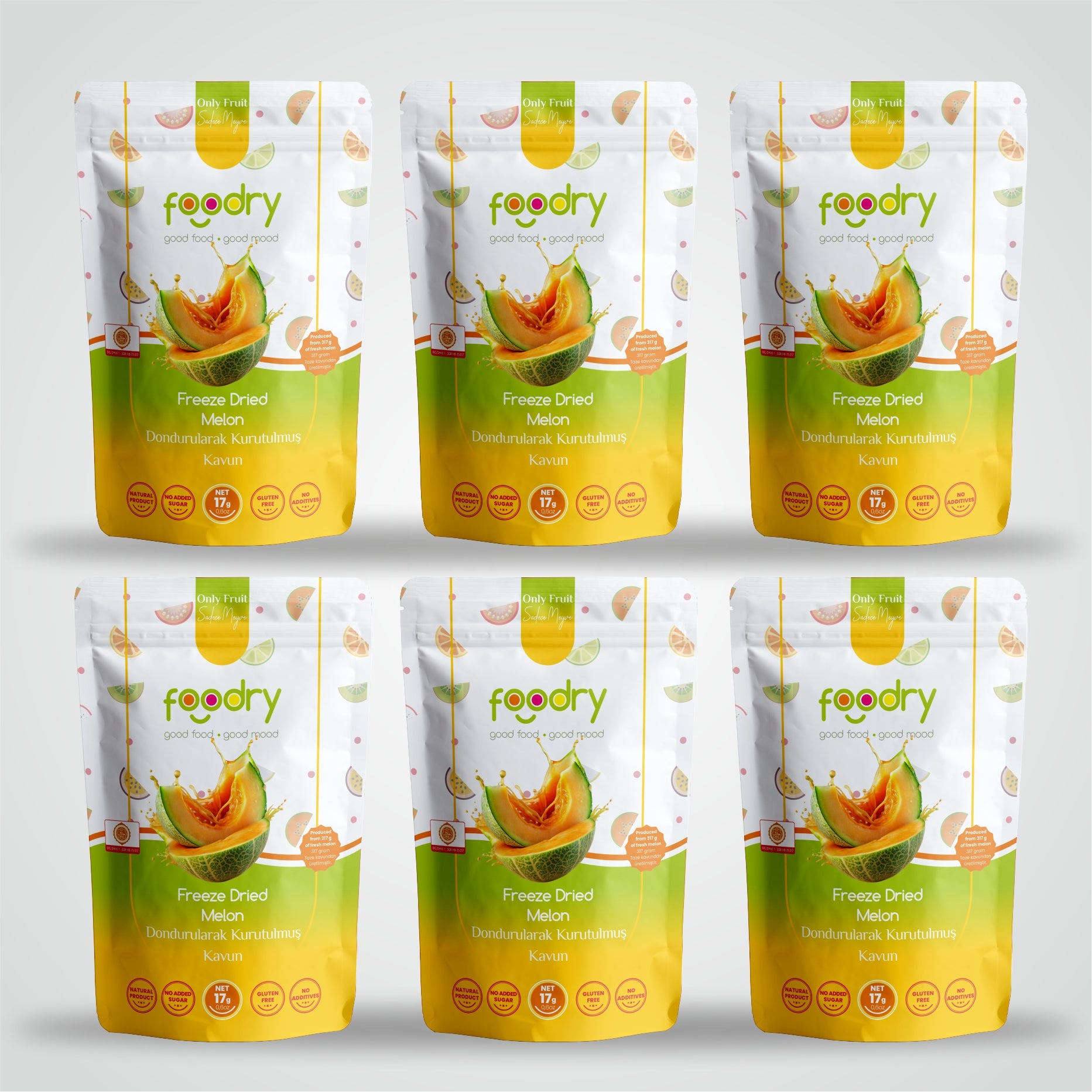 Freeze Dried Melon 6x17 gr 