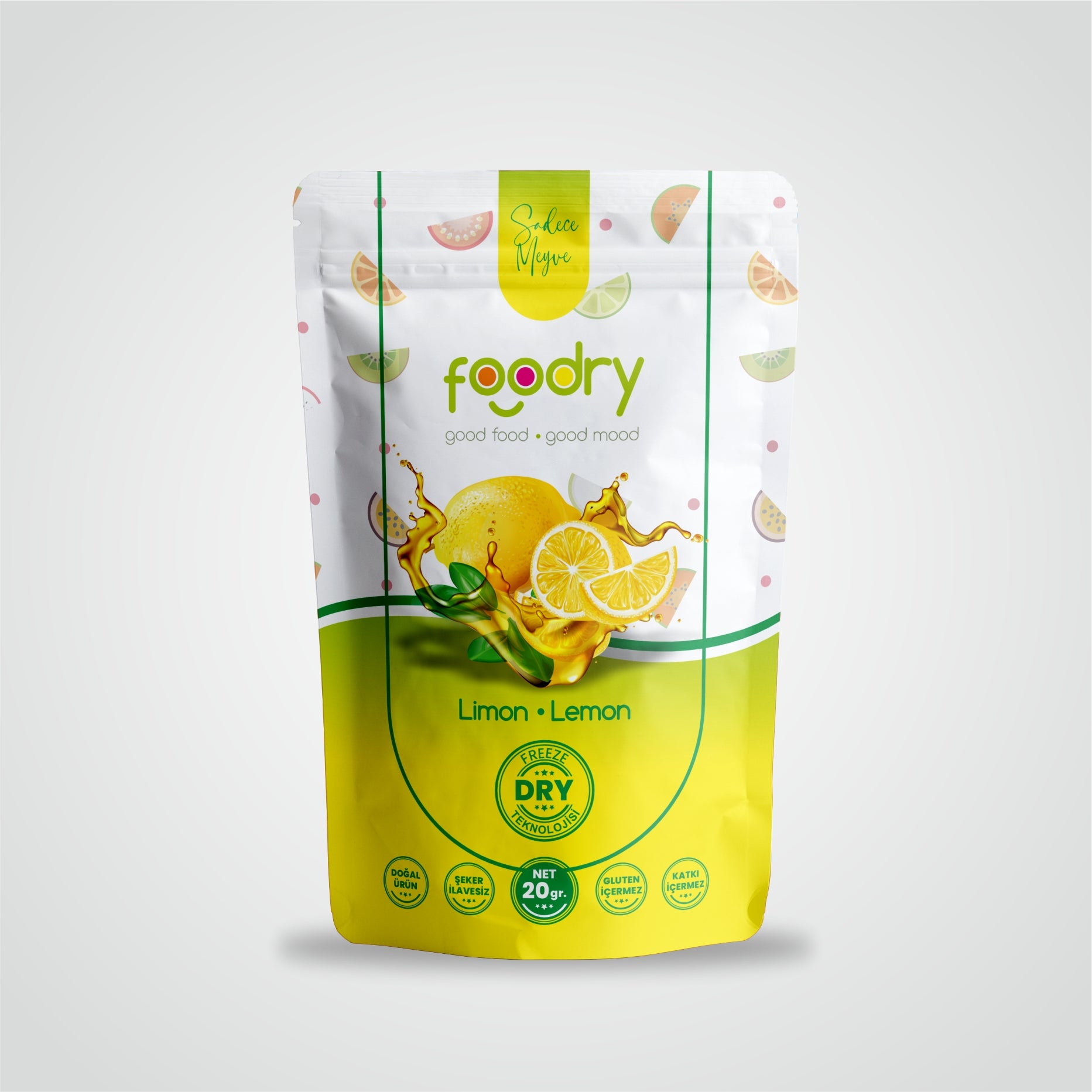 Freeze Dried Lemon - Dondurularak Kurutulmuş Limon 20 gr