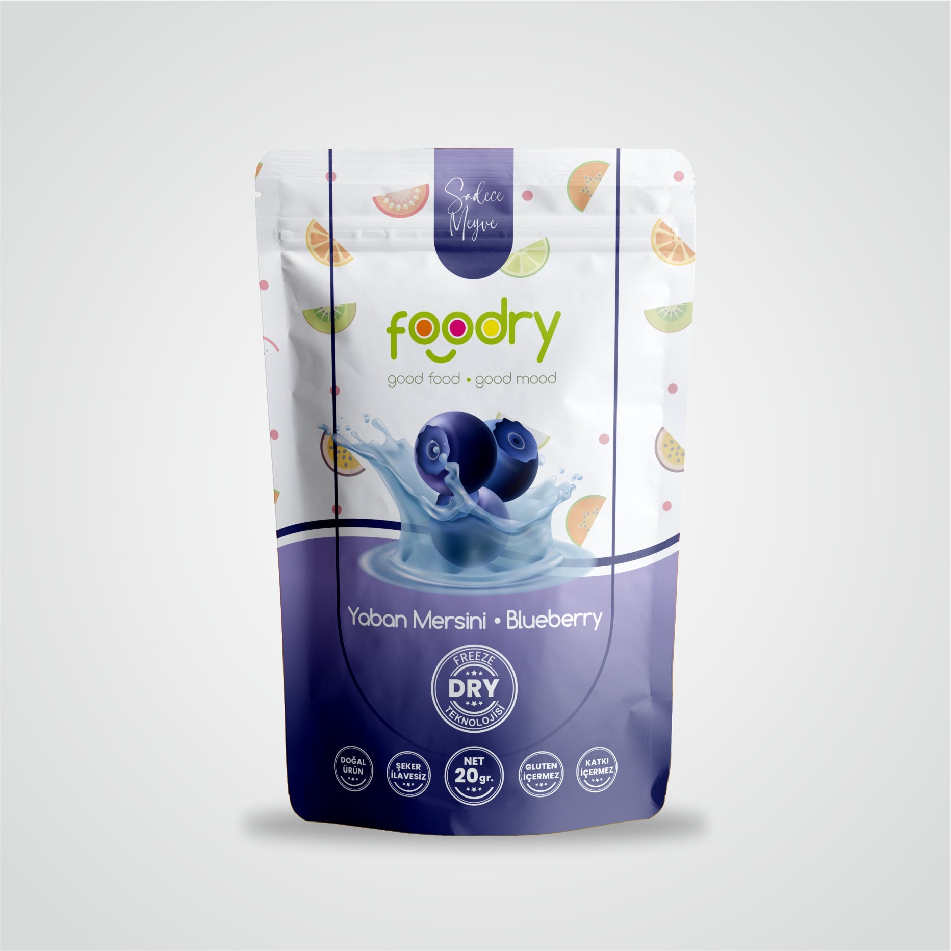Freeze Dried Blueberry - Dondurularak Kurutulmuş Yaban Mersini 20 gr