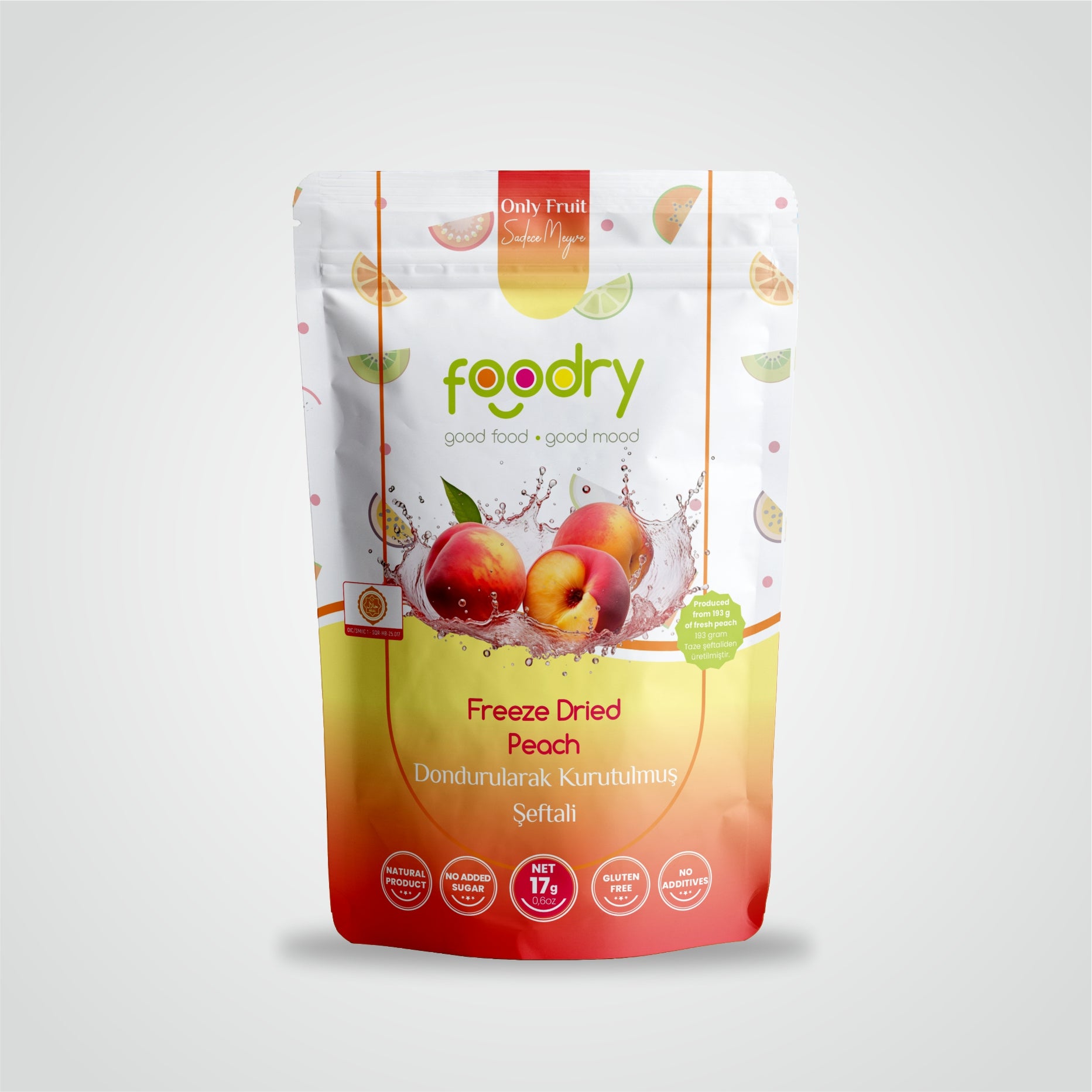 Freeze Dried Peach - 17 gr 