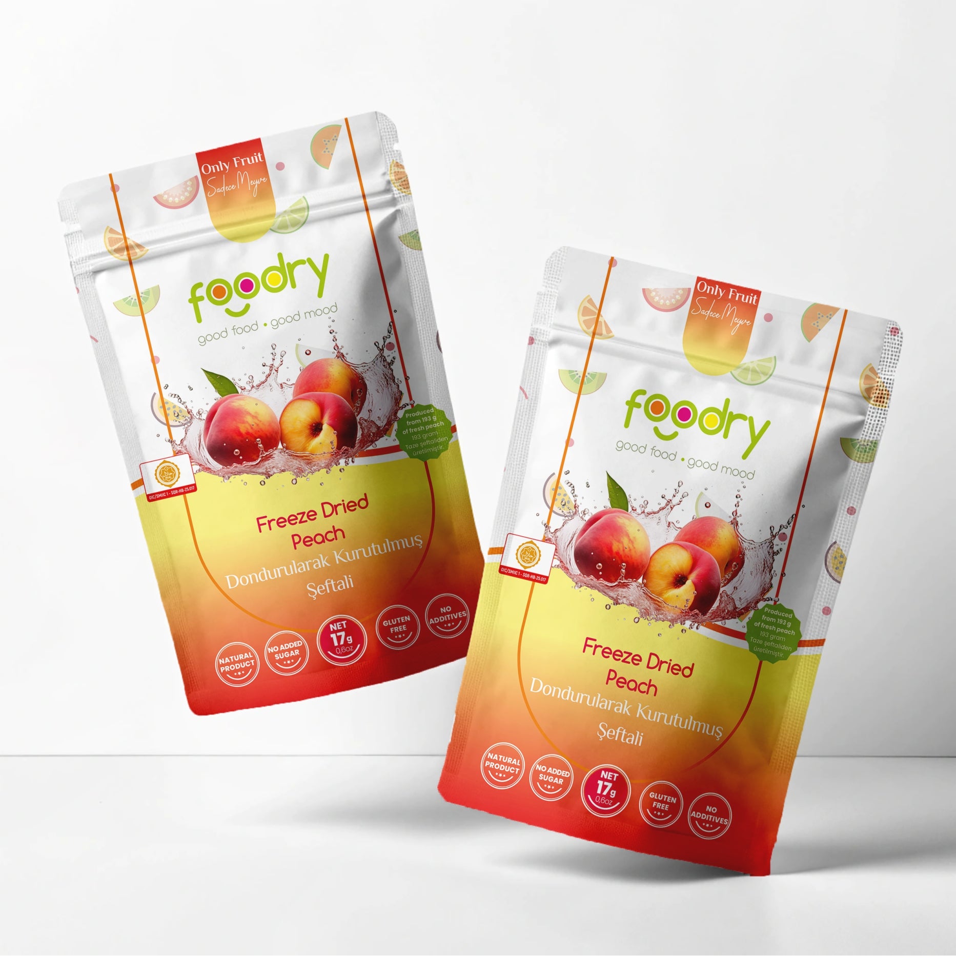 Freeze Dried Peach - 2x17 gr 